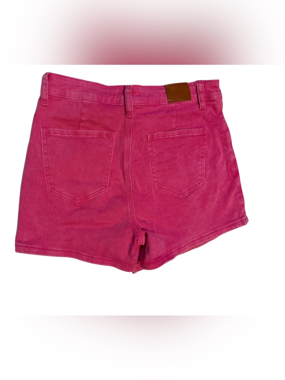 Bright Raspberry Pink Cotton Skort - Picture 2 of 3